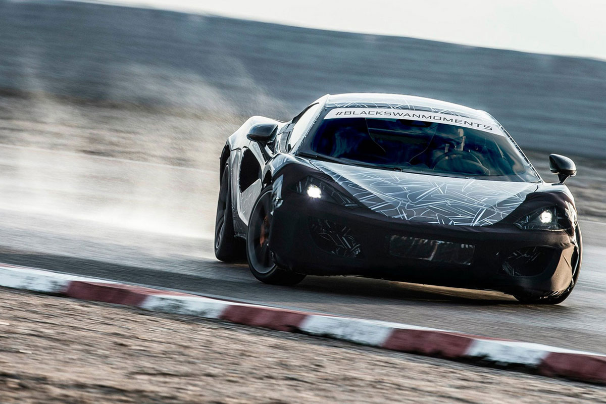 De McLaren 570S is het eersten nieuwe model in de Sport Series van het merk. De presentatie van de 570S Coup vindt plaats op de NYIAS van 1 april 2015.
