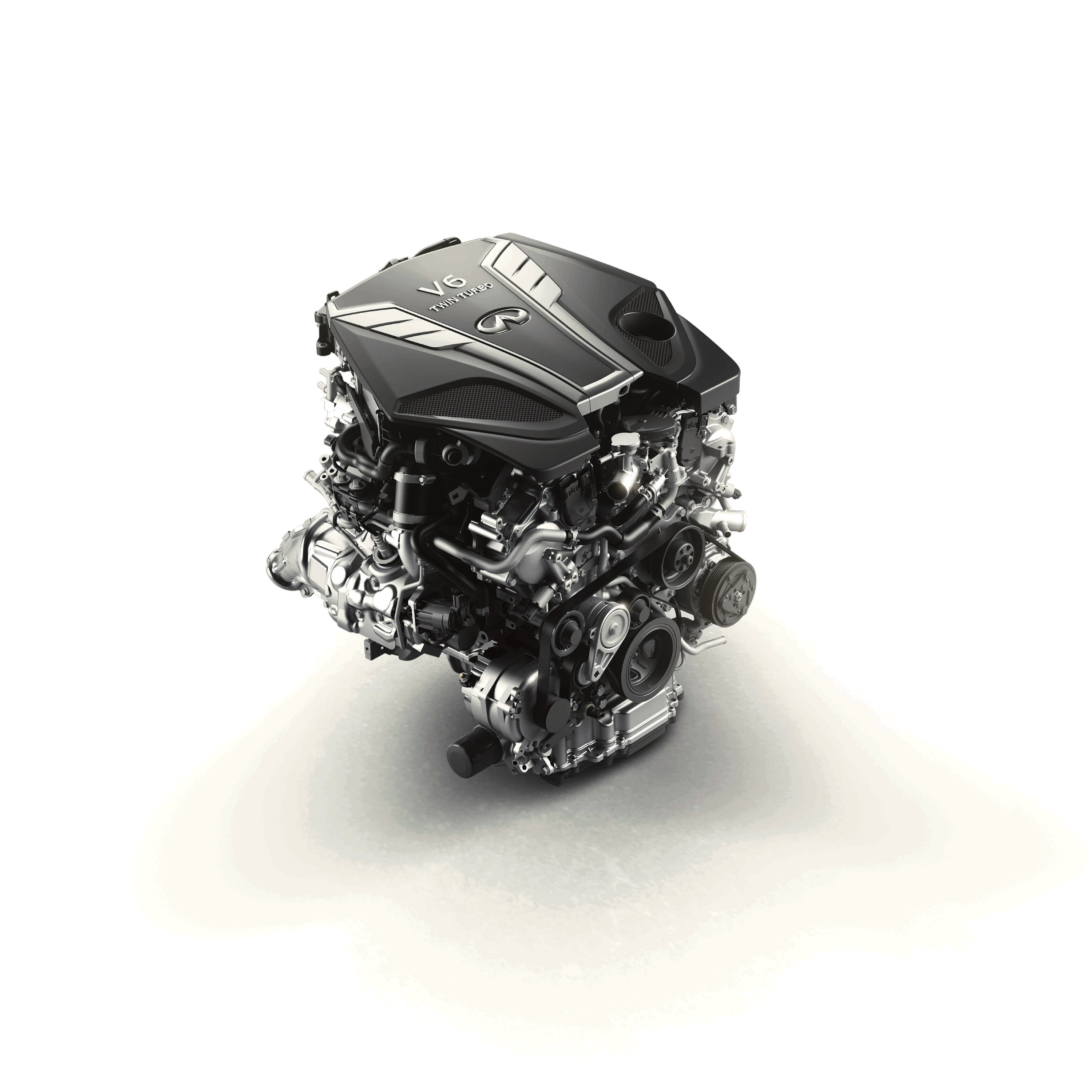 Infiniti vernieuwt de Q50 sedan met een beter onderstel en nieuwe 3.0 VR bi-turbo V6 motor.