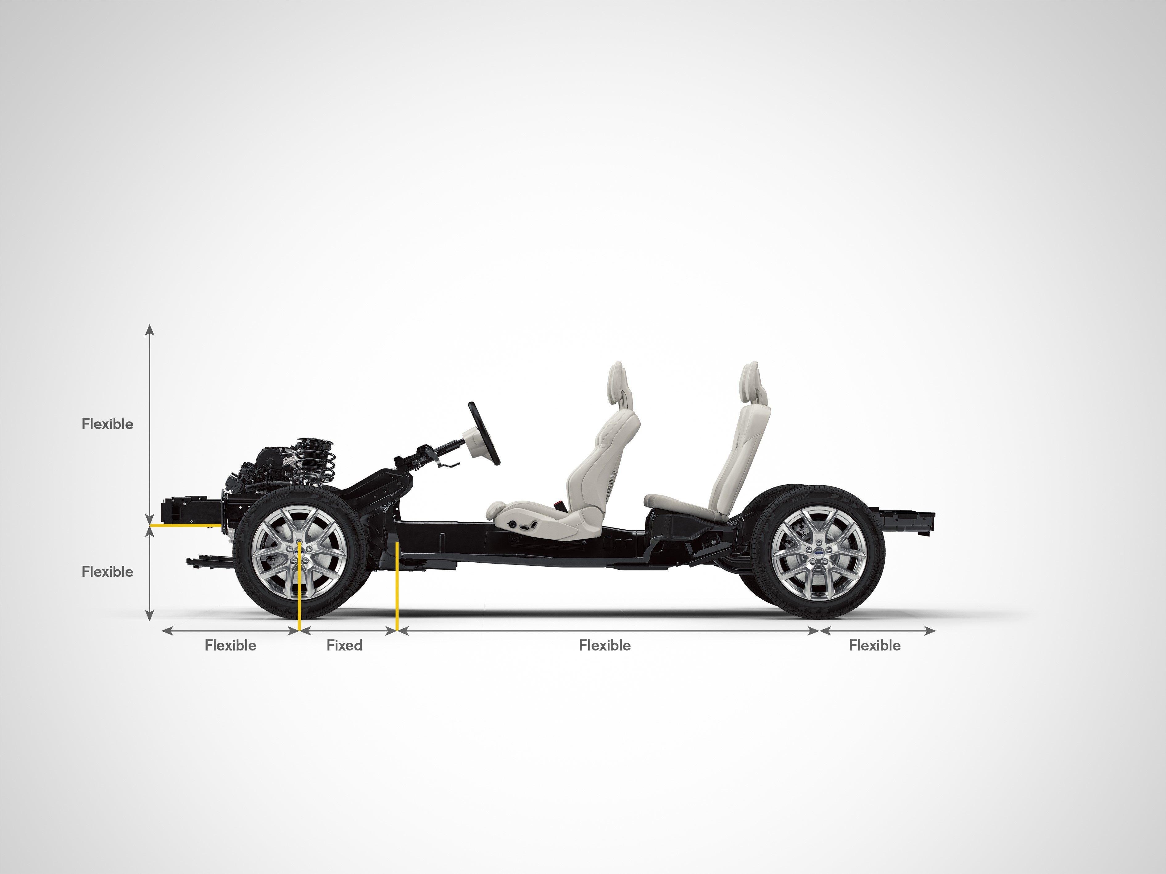Volvo geeft meer details vrij over de T5 Twin Engine plug-in hybride aandrijflijn, bedoeld voor de Volvo CMA-modellen in de toekomst.