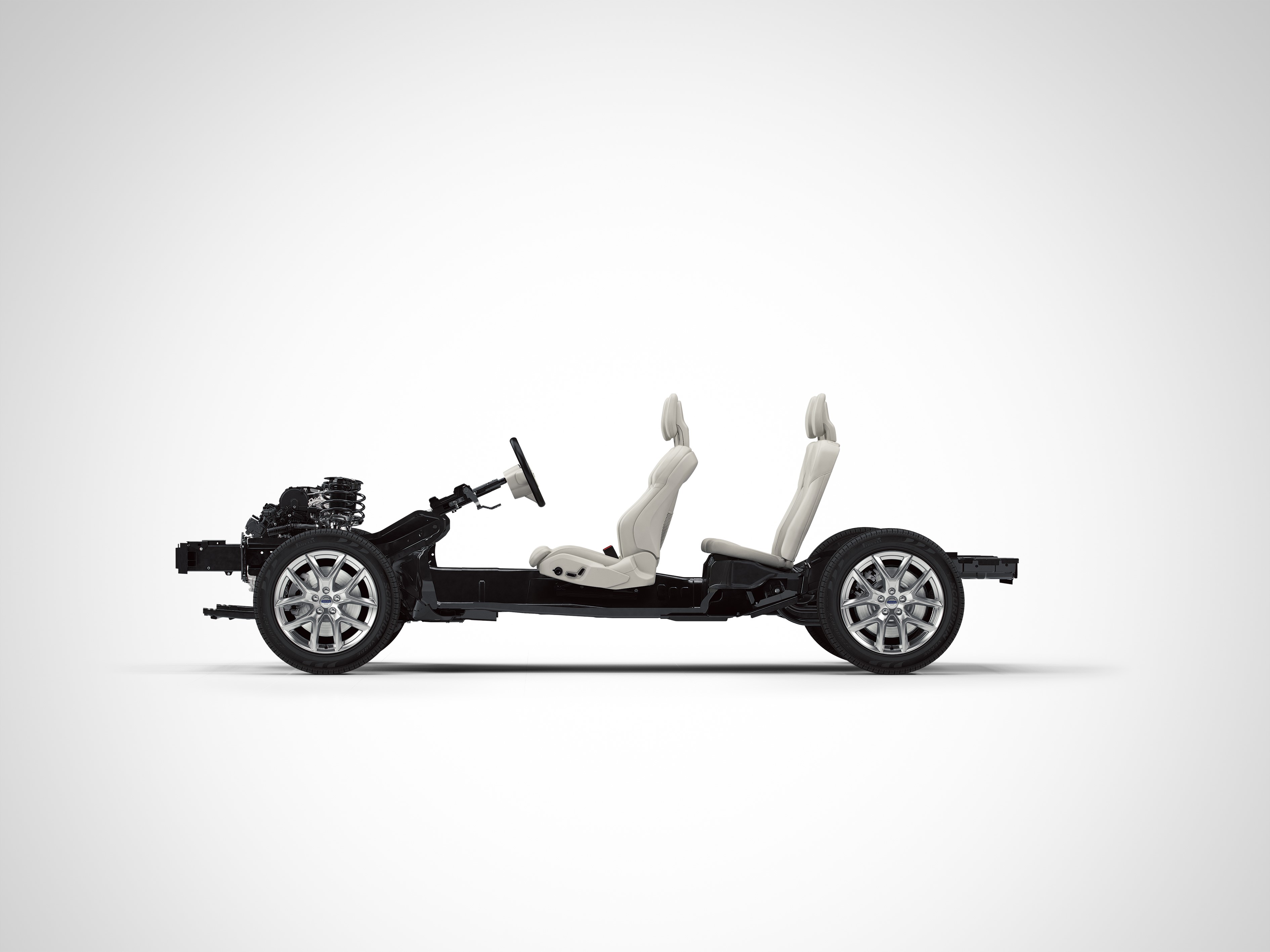 Volvo geeft meer details vrij over de T5 Twin Engine plug-in hybride aandrijflijn, bedoeld voor de Volvo CMA-modellen in de toekomst.