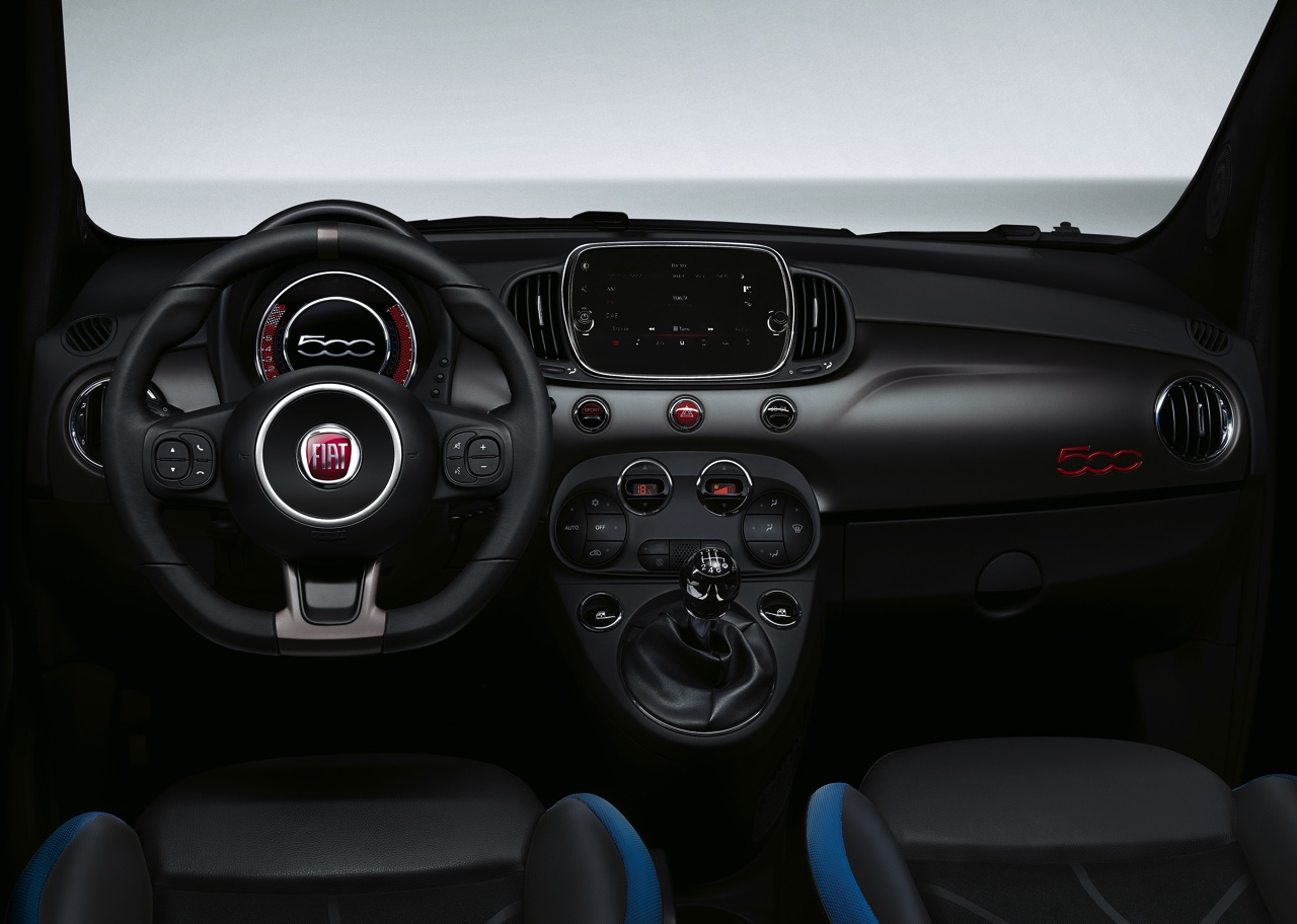 Nieuwe Fiat 500S nu leverbaar met keuze uit drie motoren, 1.2 69 pk, TwinAir 80 en TwinAir 105 pk.