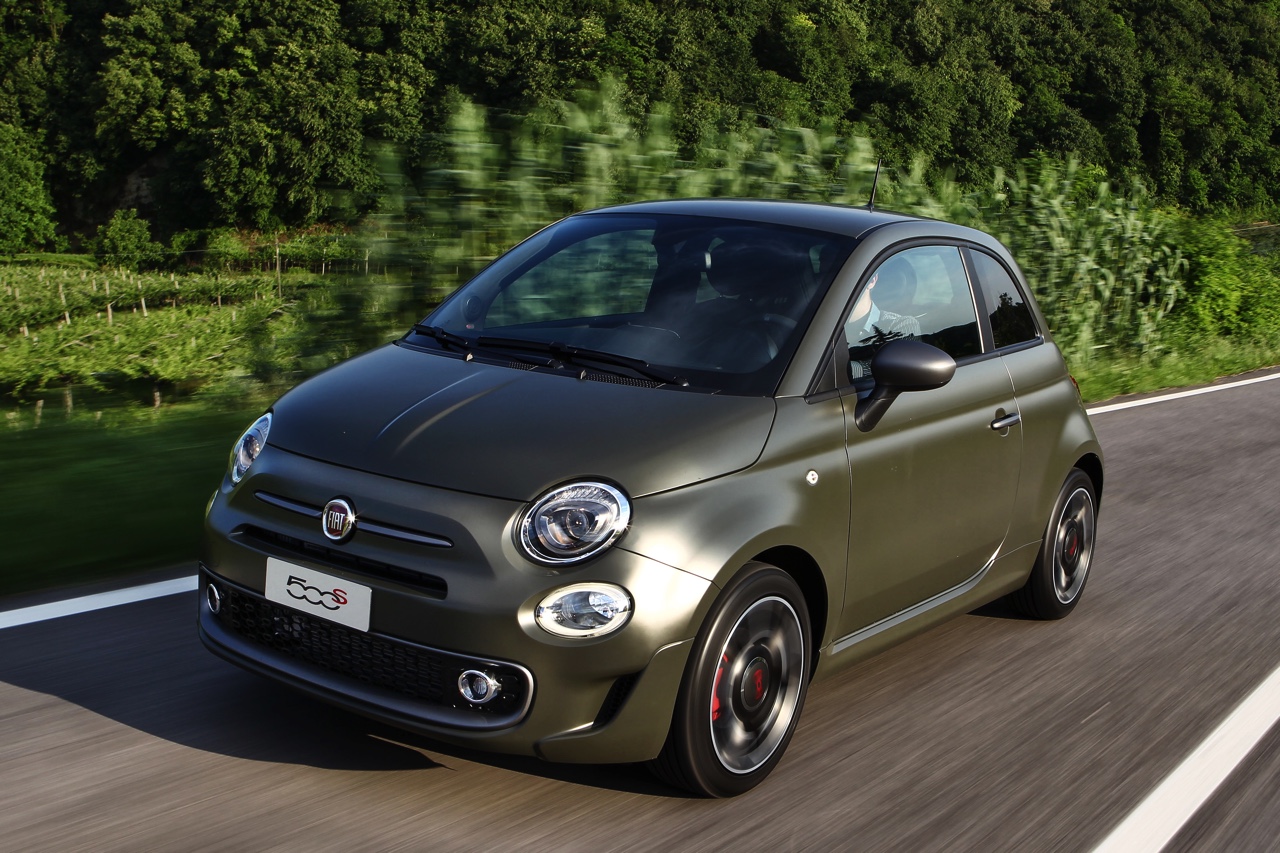 Nieuwe Fiat 500S nu leverbaar met keuze uit drie motoren, 1.2 69 pk, TwinAir 80 en TwinAir 105 pk.