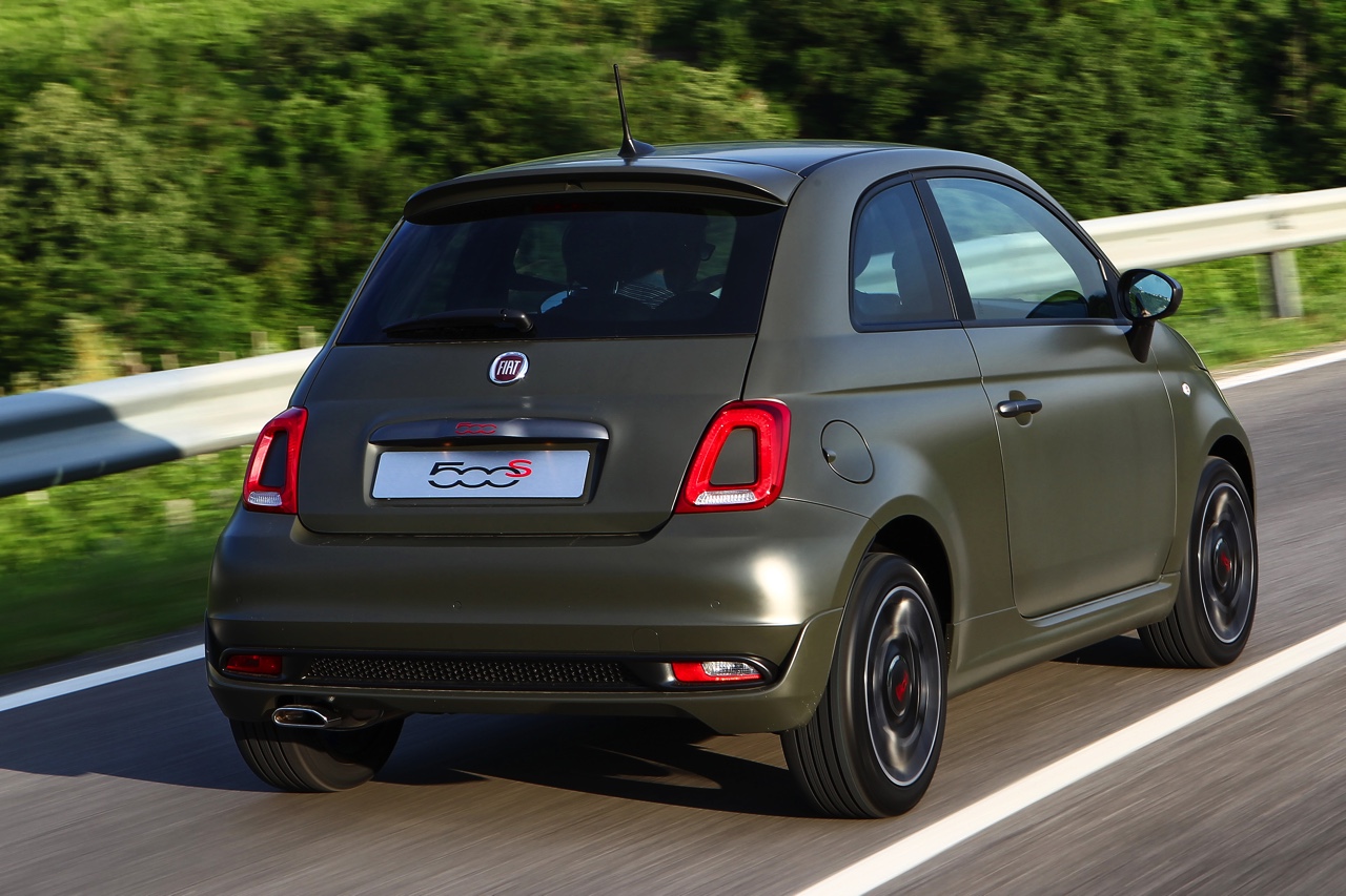 Nieuwe Fiat 500S nu leverbaar met keuze uit drie motoren, 1.2 69 pk, TwinAir 80 en TwinAir 105 pk.