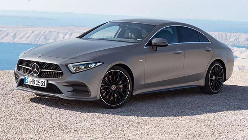 Mercedes toont morgen de nieuwe CLS in LA, maar de foto's zijn vroegtijdig uitgelekt.