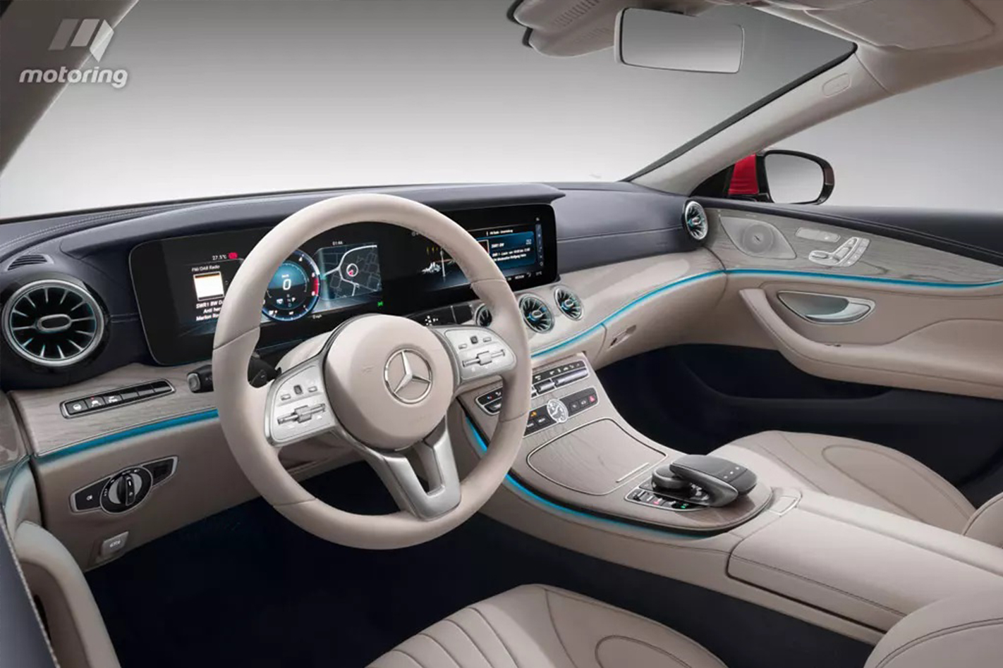 Mercedes toont morgen de nieuwe CLS in LA, maar de foto's zijn vroegtijdig uitgelekt.