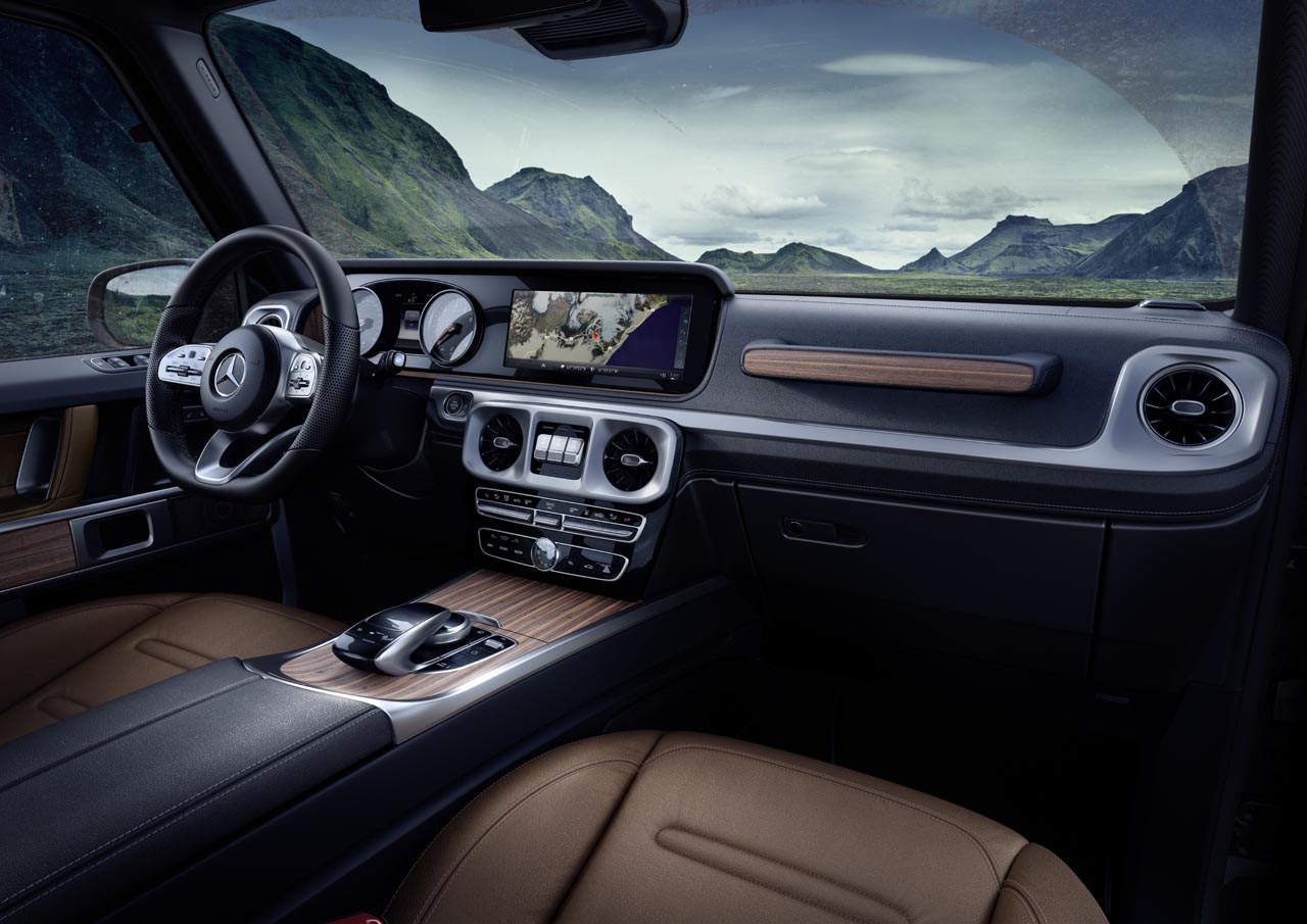 Mercedes lanceert begin januari de nieuwe G-klasse waarvan nu de interieurfoto's zijn vrijgegeven.