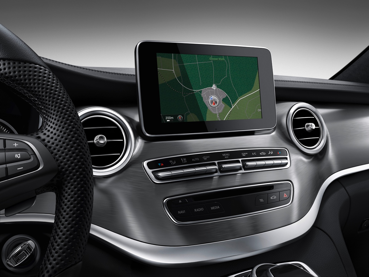 Mercedes V-Klasse Exclusive naar Autosalon van Geneve, in navolging van de sportieve AMG Line.