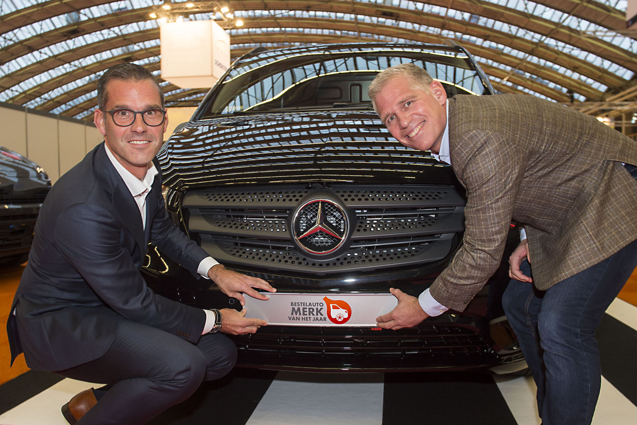 Mercedes kreeg van Evonedex de titel Bestelautomerk van het Jaar.