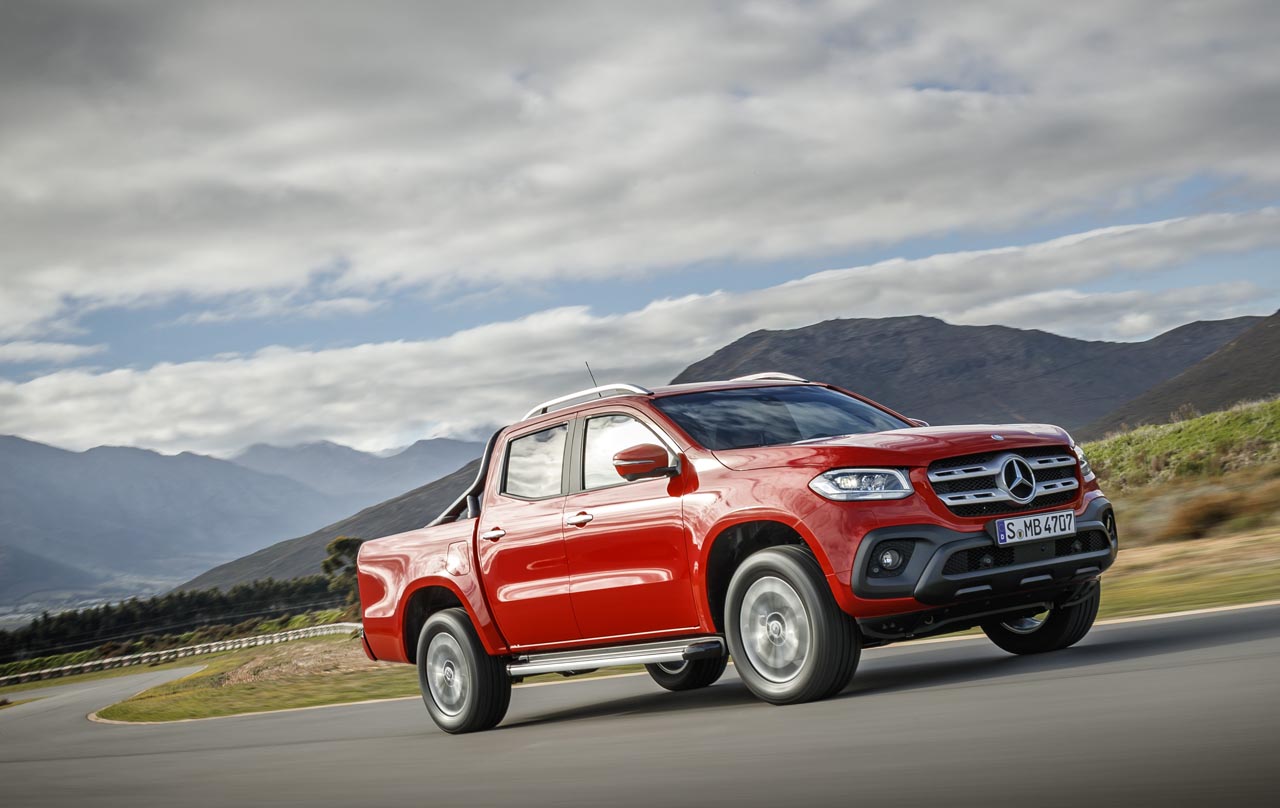 Mercedes lanceert in november de nieuwe X-Klasse, en pick-up die samen met Renault-Nissan werd ontwikkeld.