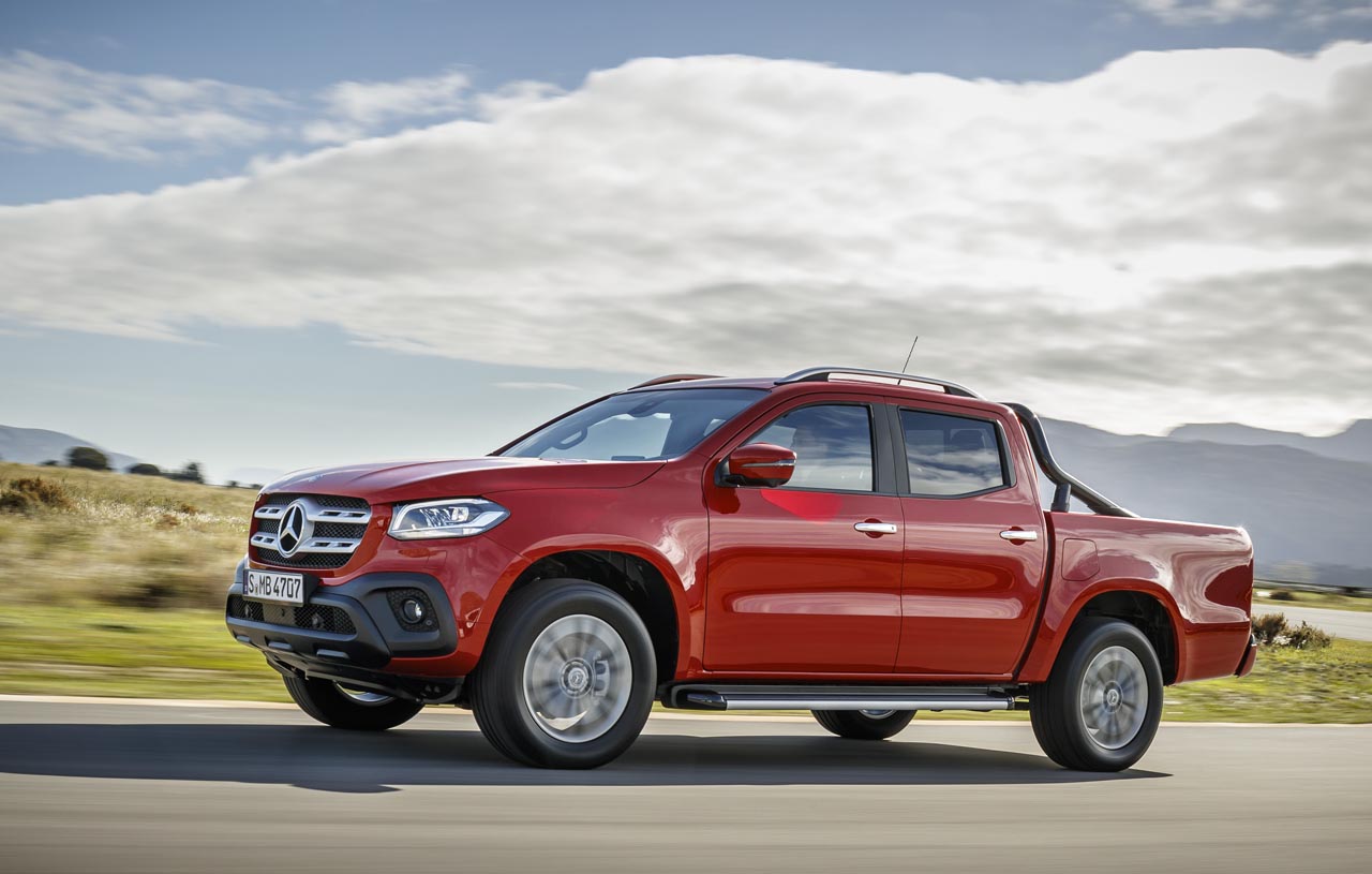 Mercedes lanceert in november de nieuwe X-Klasse, en pick-up die samen met Renault-Nissan werd ontwikkeld.