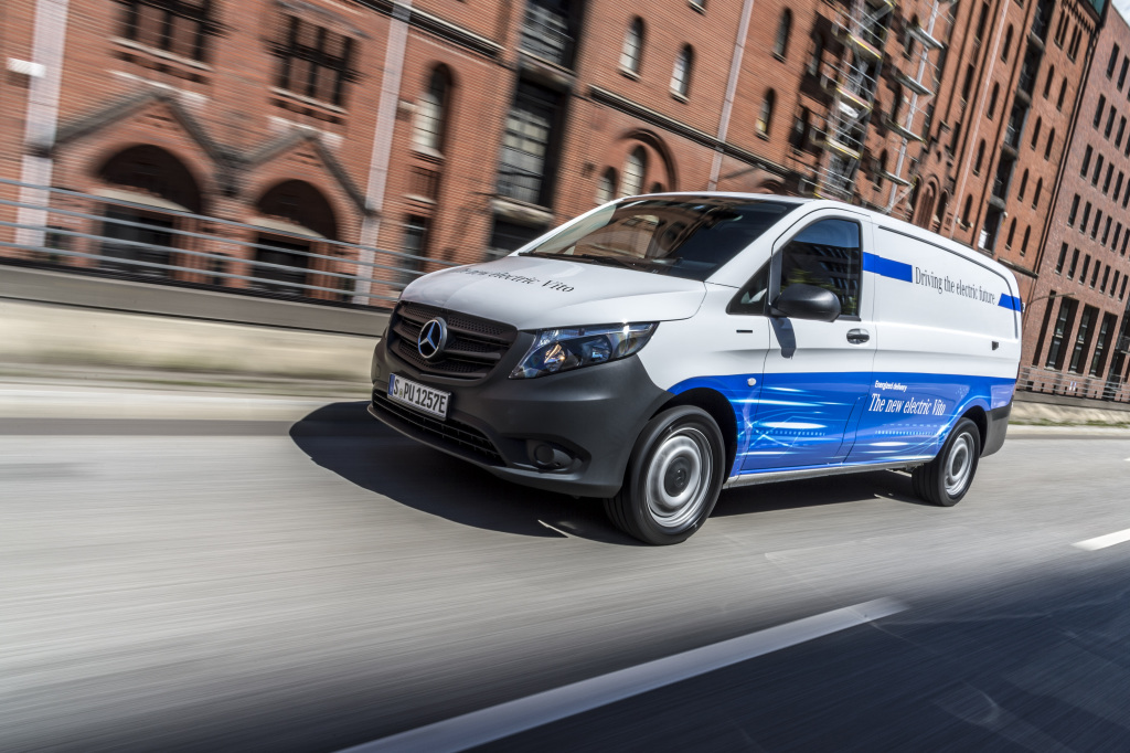 Later dit jaar verschijnt de elektrische Mercedes eVito volgend jaar gevolgd door de eSprinter.