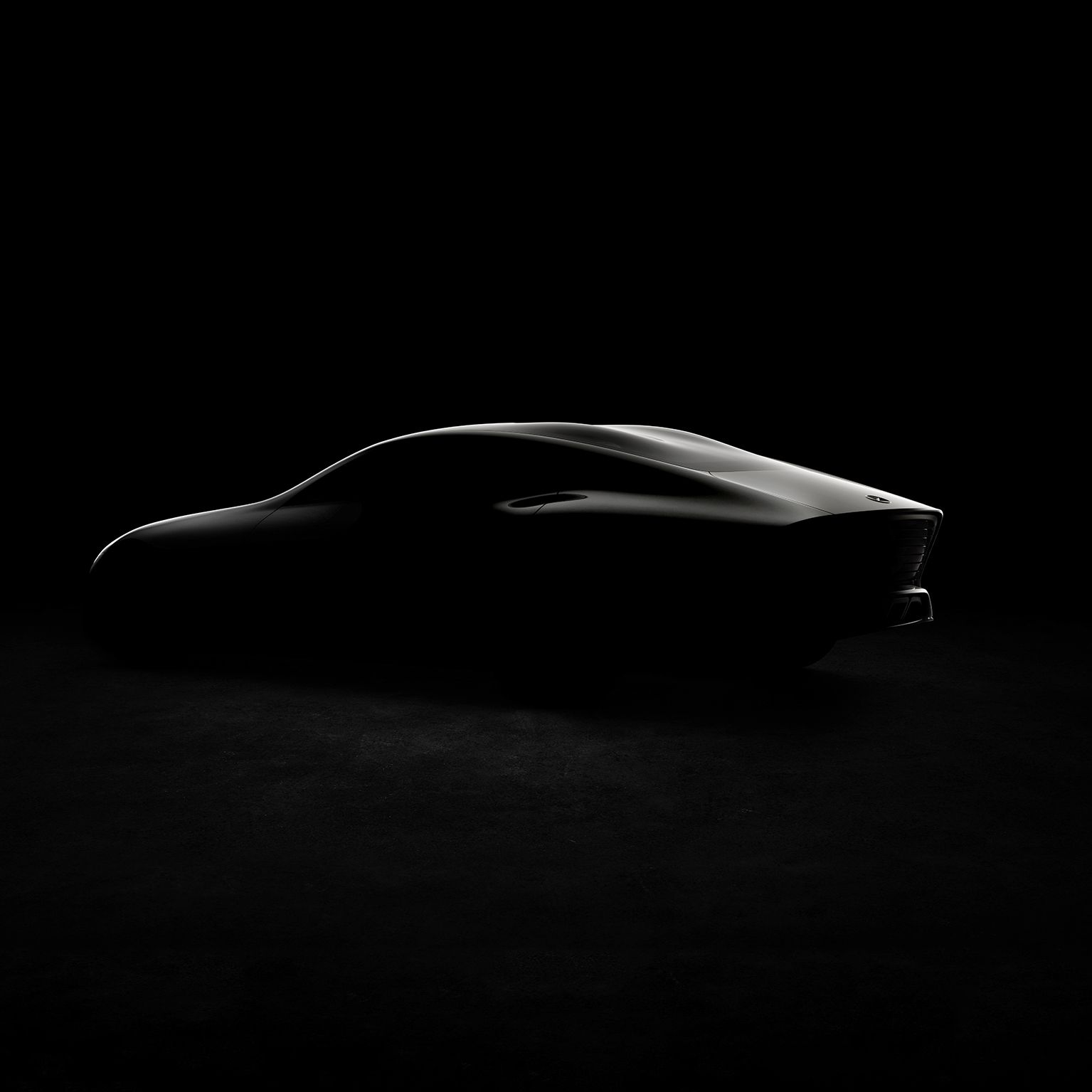 Mercedes Concept IAA Intelligent Aerodynamic Automobile. voorspelt de toekomst van een aerodynamische vierdeurscoup.