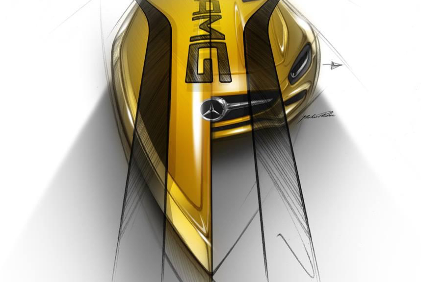 De Cigarette Racing 50 Marauder GT S Concept wordt een knalgele powerboat met details van de Mercedes-AMG GT S.