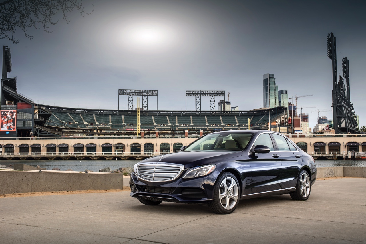 Autotest Mercedes-Benz C350e, de nieuwe plug-in hybride C-Klasse met 7% bijtelling. Een eerste indruk vanuit San Francisco.