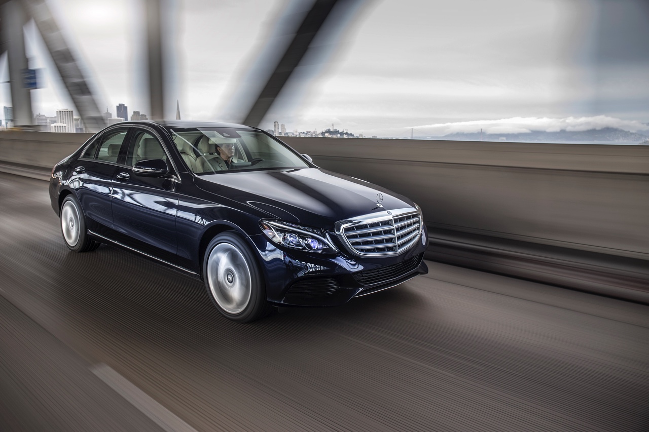 Autotest Mercedes-Benz C350e, de nieuwe plug-in hybride C-Klasse met 7% bijtelling. Een eerste indruk vanuit San Francisco.