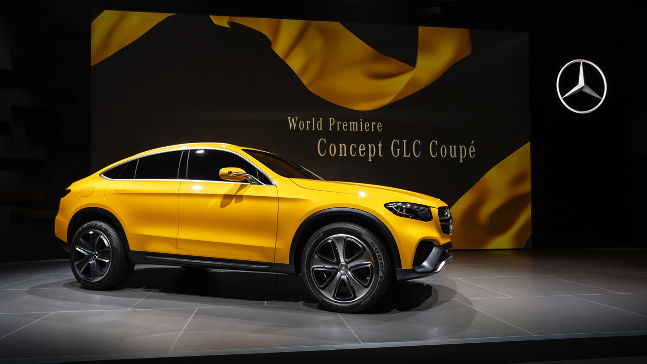 Mercedes-Benz GLK krijgt opvolger GLC Coup en GLC. Die laatste komt er ook als plug-in hybride GLC 350e 4Matic.