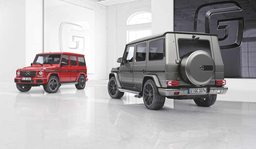 Mercedes-Benz G-klasse als designo manufaktur Edition en Exclusive Edition