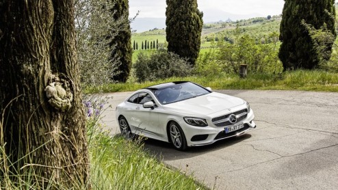 Autotest Mercedes-Benz S 500 4MATIC Coup, de nieuwe S-Klasse Coup met het unieke tilt-systeem.