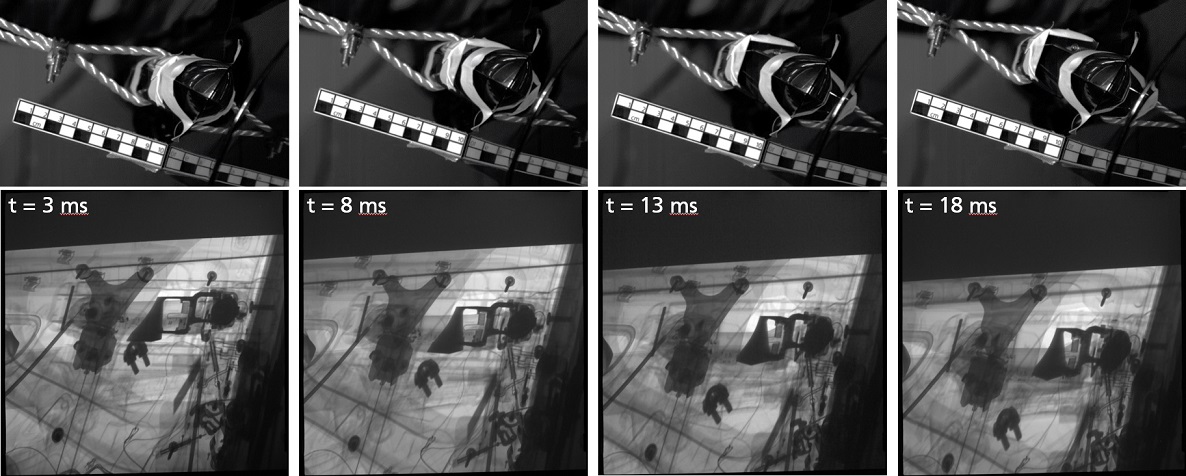Mercedes-Benz gaat rntgentechnologie inzetten bij het uitvoeren van haar crashtests. Hiermee kunnen niet alleen scherpere beelden worden genomen, maar kan ook verder in de auto gekeken worden.