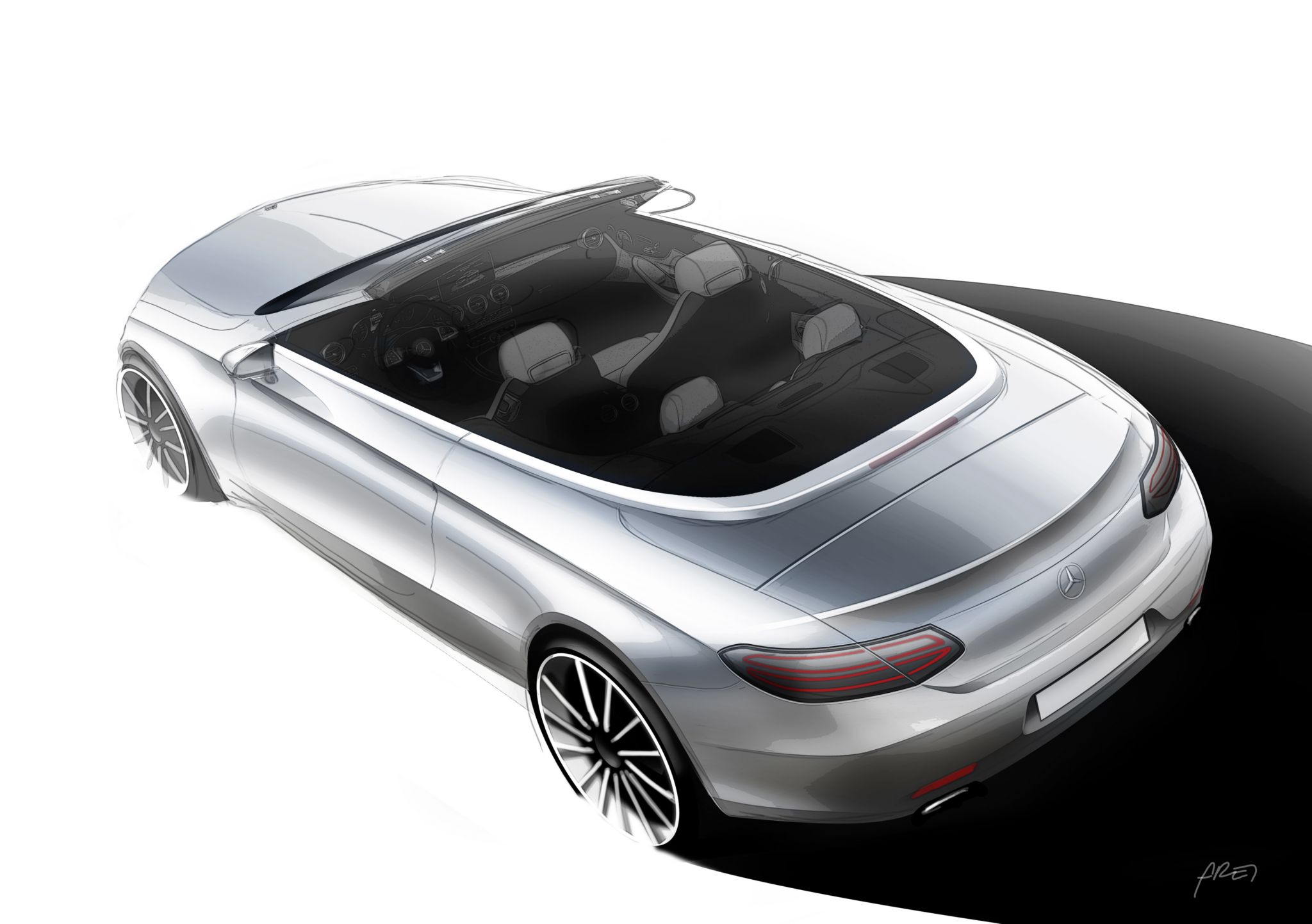 Mercedes neemt drie wereldprimeurs mee naar de Autosalon van Genve 2016. Een daarvan is de C-Klasse Cabriolet, modelserie A205.
