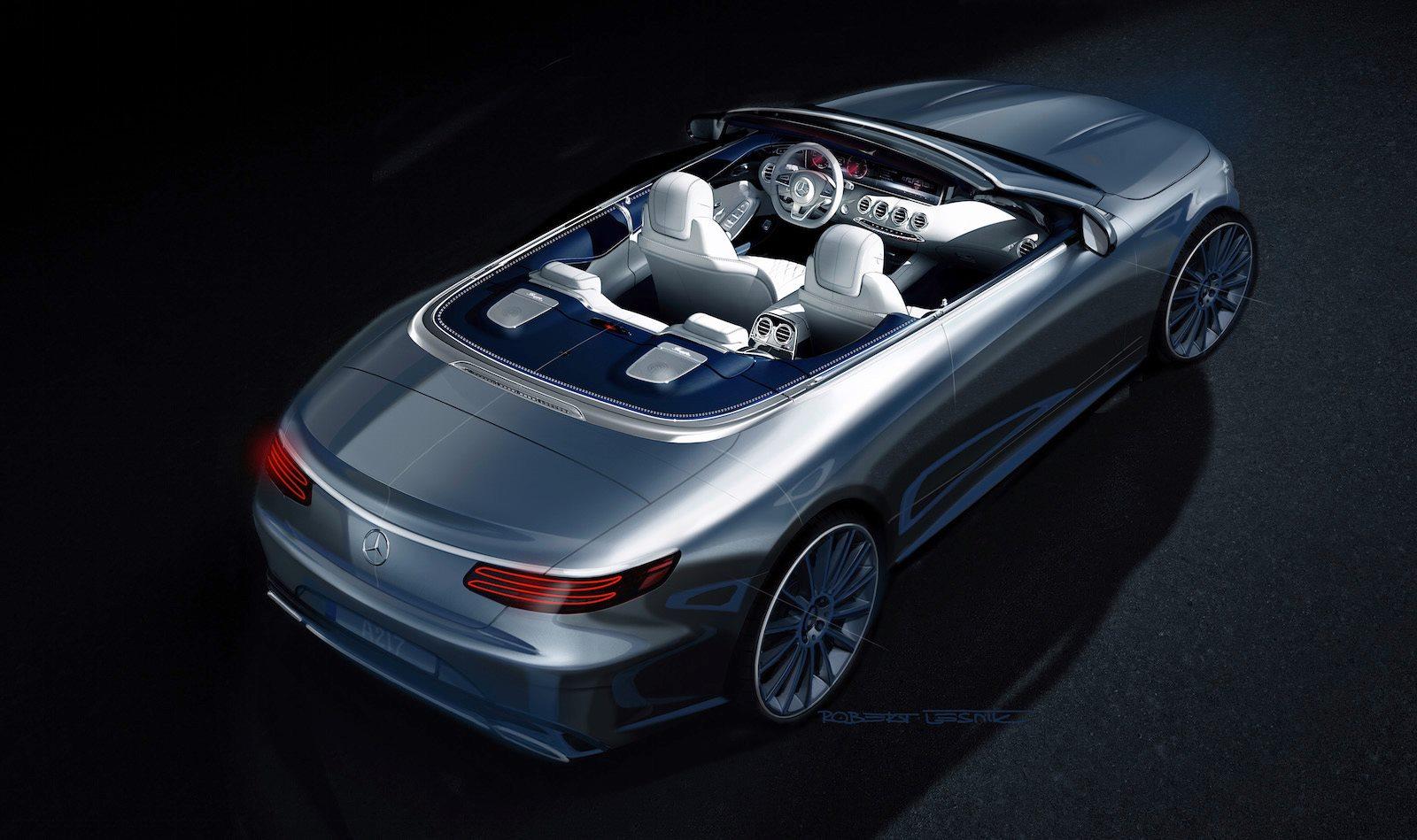 Mercedes-Benz heeft de eerste afbeeldingen S-Klasse Cabriolet naar buiten gebracht. Het wachten is bijna voorbij; de dakloze S-Klasse staat in Frankfurt.