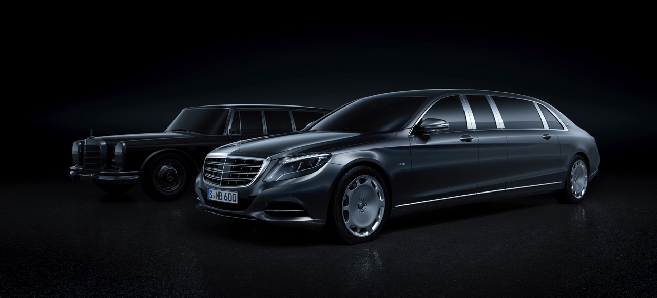 Mercedes-Maybach introduceert de Pullman S-Klasse met een lengte van 6.50 meter en vier riante zitplaatsen. Levering eerste kwartaal 2016, allen met V12 benzinemotor.