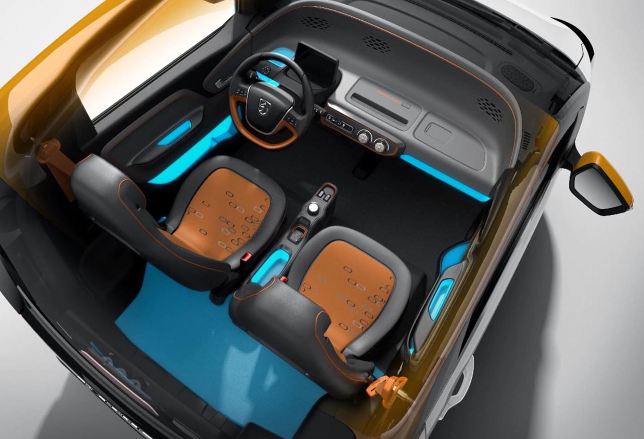 Het Chinese merk Baojun lanceert met de E100 een minuscule elektrische tweezitter.