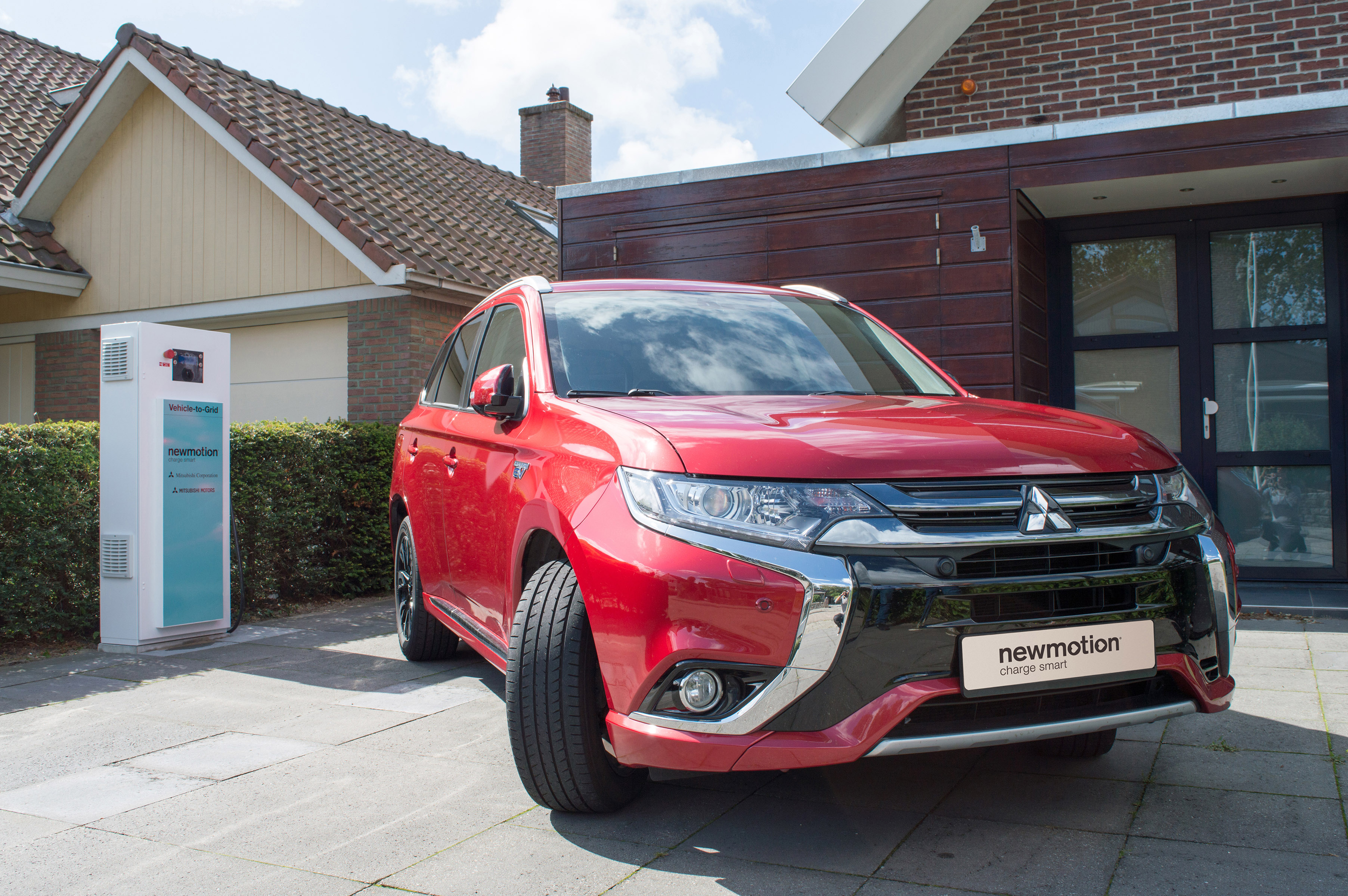 Mitsubishi experimenteert met Vehicle-to-Grid-techniek