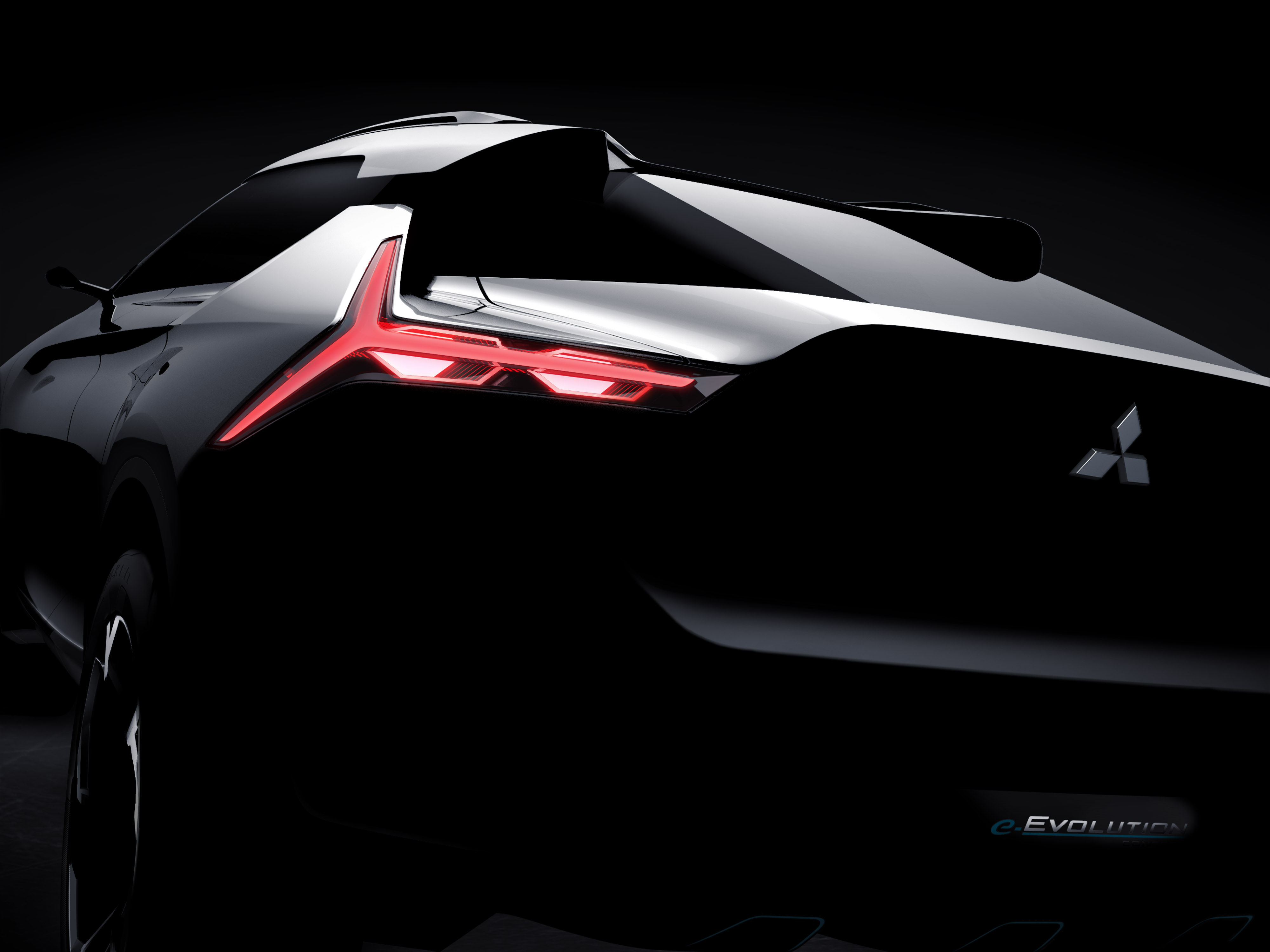 Mitsubishi laat op de Tokio Motor Show eind oktober de e-Evolution SUV coup zien met elektrische 4WD en kunstmatige intelligentie.