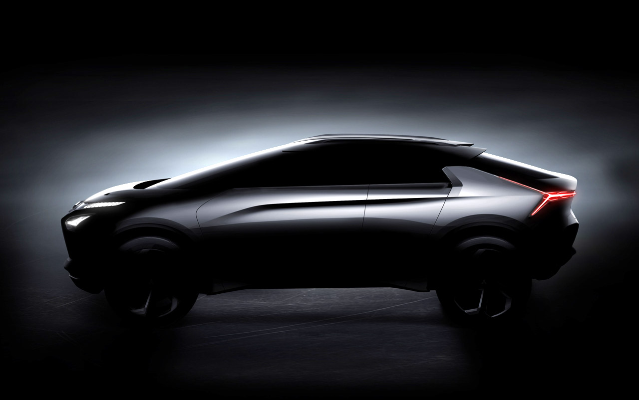 Mitsubishi voorziet haar nieuwste concept, de e-Evolution van kunstmatige intelligentie en een 4WD elektrische aandrijving met drie motoren.