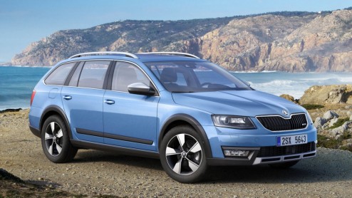 Op de Autosalon van Genve begin maart toont Skoda de Octavia Combi Scout. De modderversie staat hoger op zijn wielen, heeft standaard vierwielaandrijving en arriveert na de zomer in ons land.