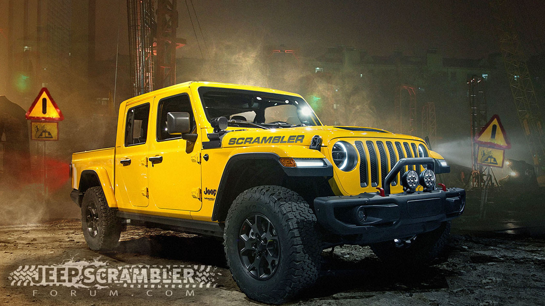 Jeep brengt in april 2019 een pick-up op basis van de nieuwe Wrangler, waarschijnlijk Scrambler genaamd.