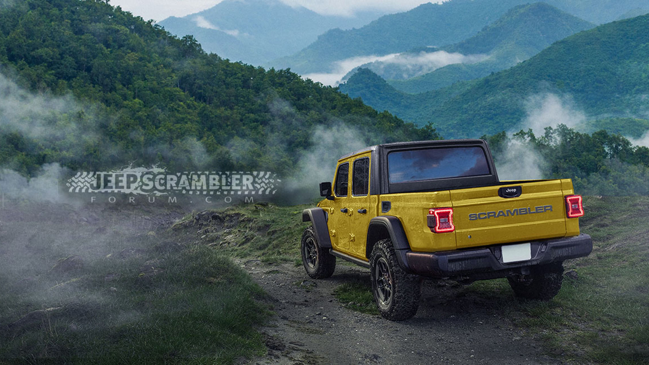 Jeep brengt in april 2019 een pick-up op basis van de nieuwe Wrangler, waarschijnlijk Scrambler genaamd.