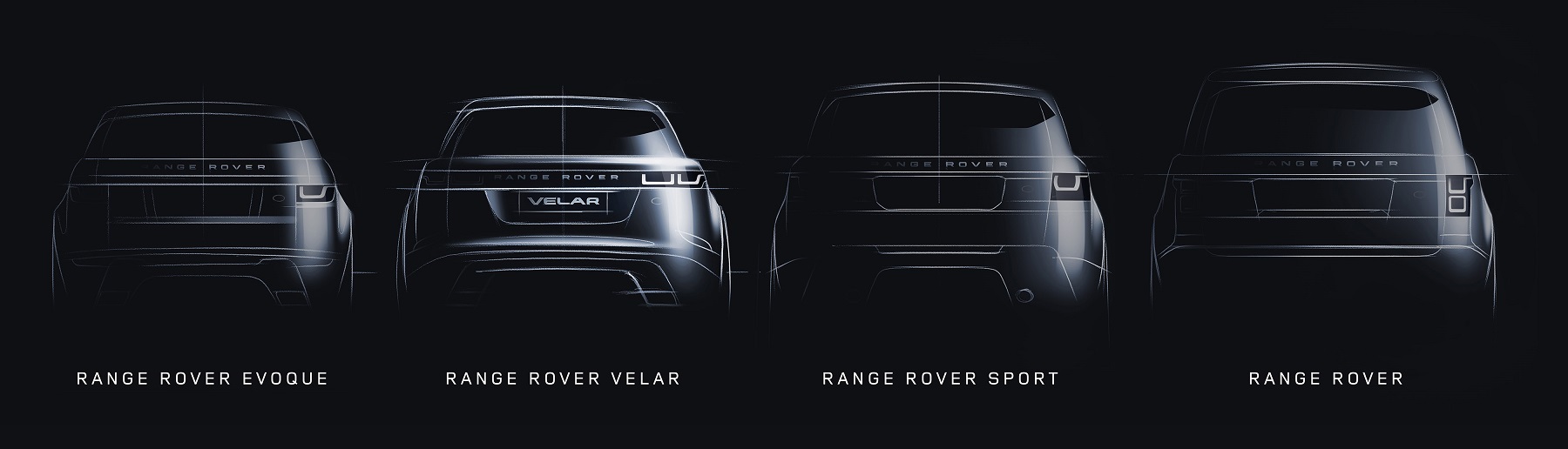 De Range Rover-familie krijgt een nieuw lid: de Range Rover Velar. Dat wordt een geheel nieuw model, dat tussen de Evoque en de Sport gepositioneerd zal worden.