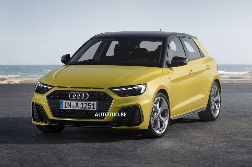 De foto's van de nieuwe Audi A1 zijn uitgelekt.