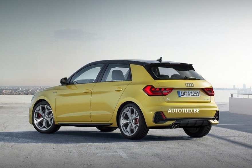 De foto's van de nieuwe Audi A1 zijn uitgelekt.