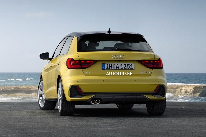 De foto's van de nieuwe Audi A1 zijn uitgelekt.