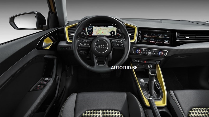 De foto's van de nieuwe Audi A1 zijn uitgelekt.