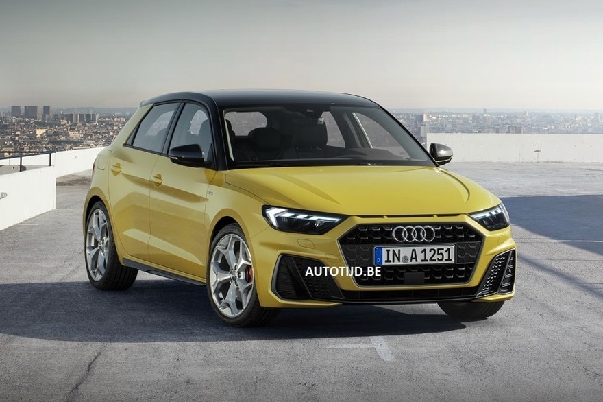 De foto's van de nieuwe Audi A1 zijn uitgelekt.