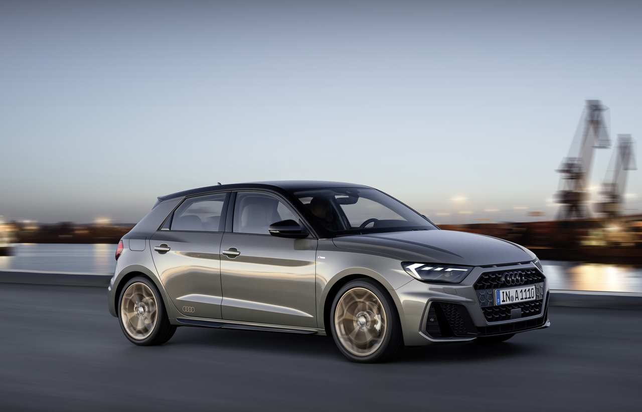 De nieuwe Audi A1 komt louter met benzinemotoren in november op de markt.