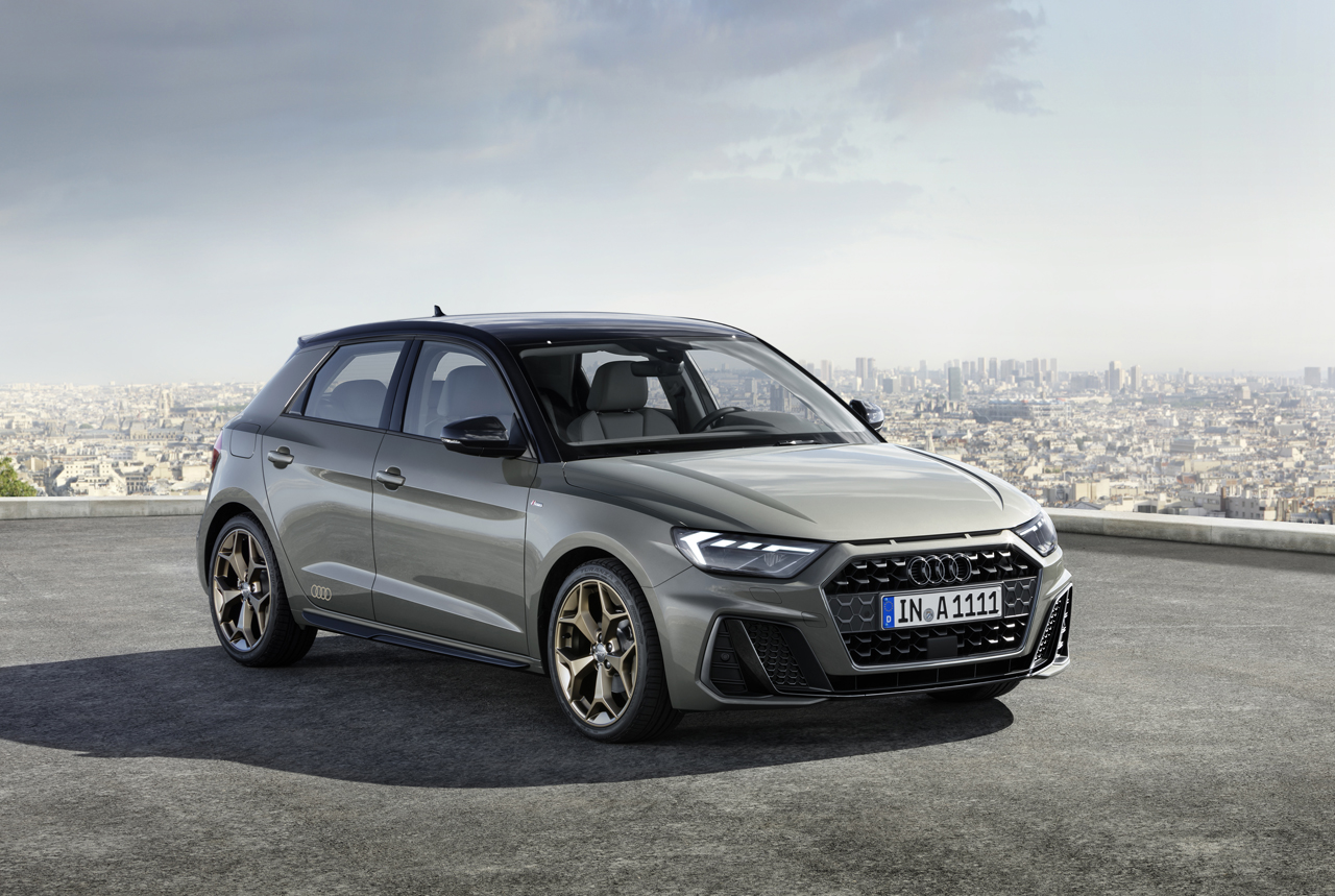 De nieuwe Audi A1 komt louter met benzinemotoren in november op de markt.