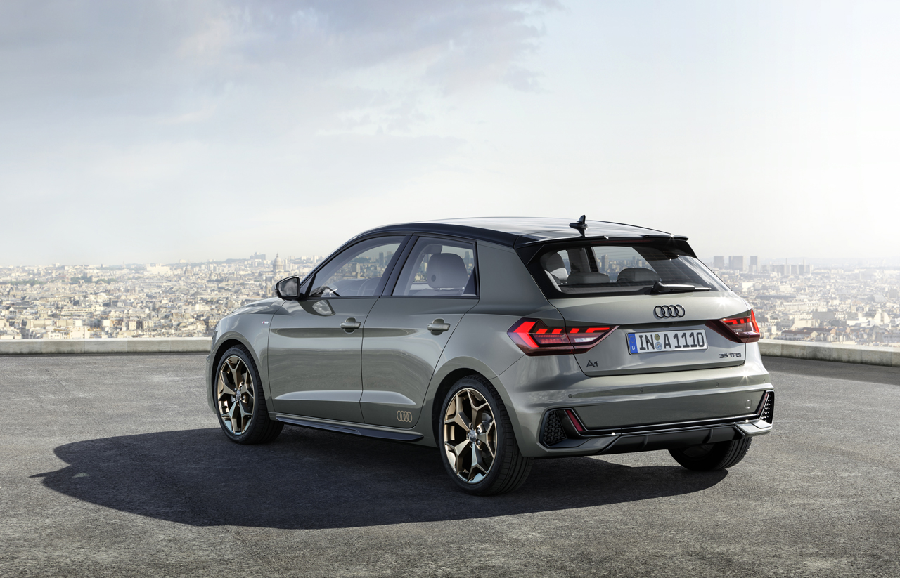 De nieuwe Audi A1 komt louter met benzinemotoren in november op de markt.