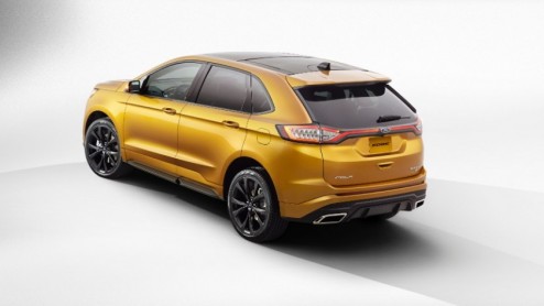 Onthulling Ford Edge SUV in Keulen. Eerste details en informatie omtrent nieuwe SUV-vlaggenschip. Introductie Ford Edge in zomer 2015.