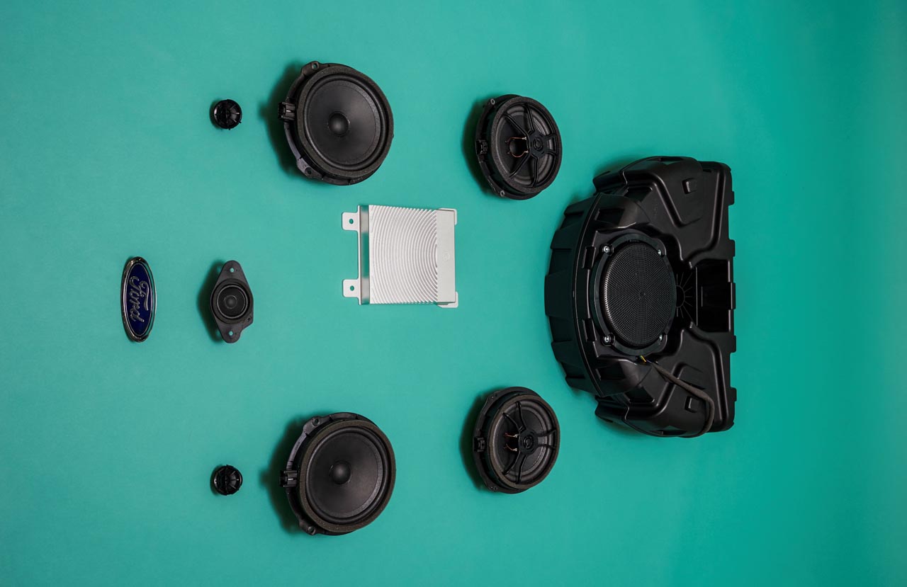 Samen met B&O ontwikkelde Ford een toegesneden, topklasse audiosysteem voor de nieuwe Fiesta.