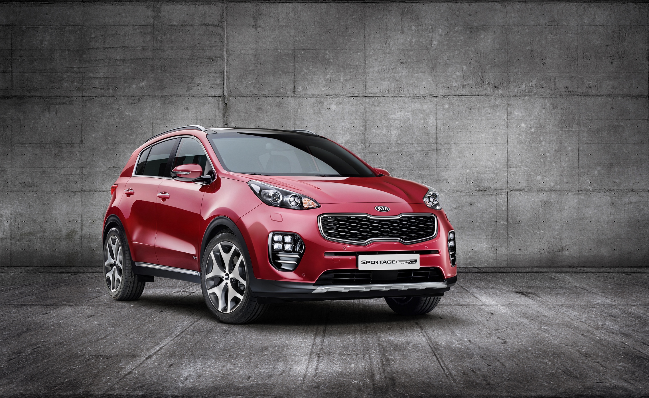 Nieuwe Kia Sportage komt in het eerste kwartaal van 2016 naar Nederland en is voor het eerst leverbaar als GT-Line in combinatie met de 1.6 T-GDI motor.