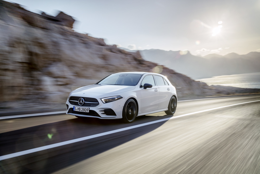 De nieuwe Mercedes A-klasse is vanavond onthuld in Amsterdam.