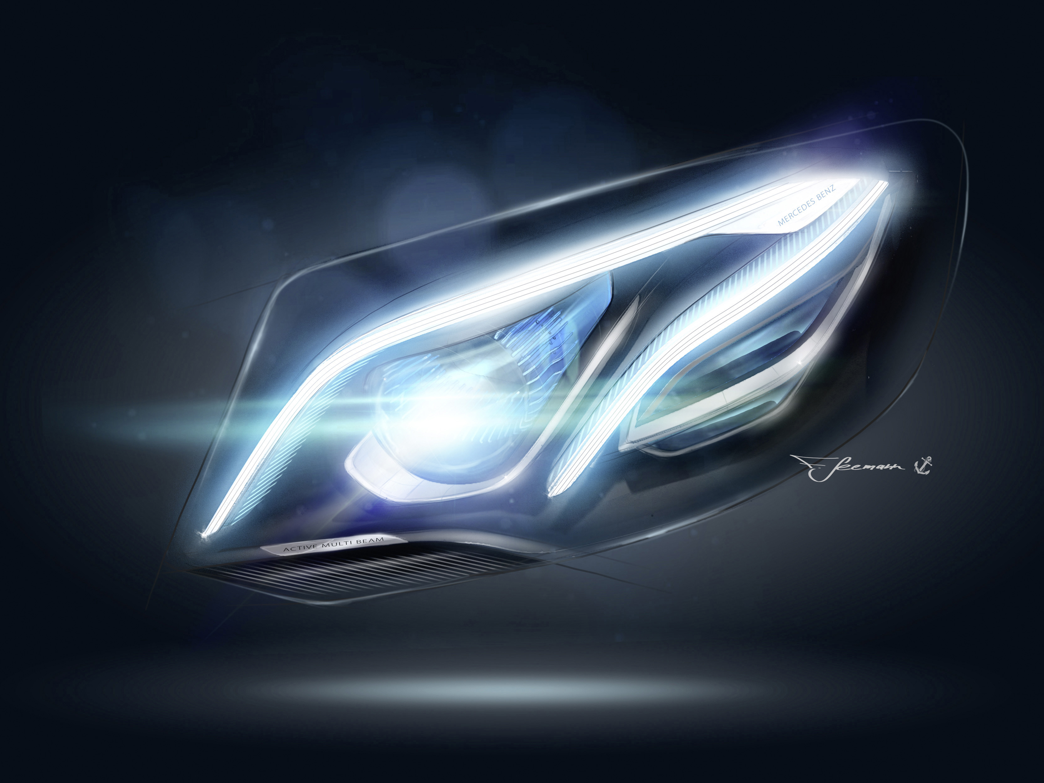 Nieuwe Mercedes E-Klasse W213 innoveert verder dan S-Klasse met 3D Burmester audio, adaptieve LED-verlichting en touch-control stuurtoetsen.