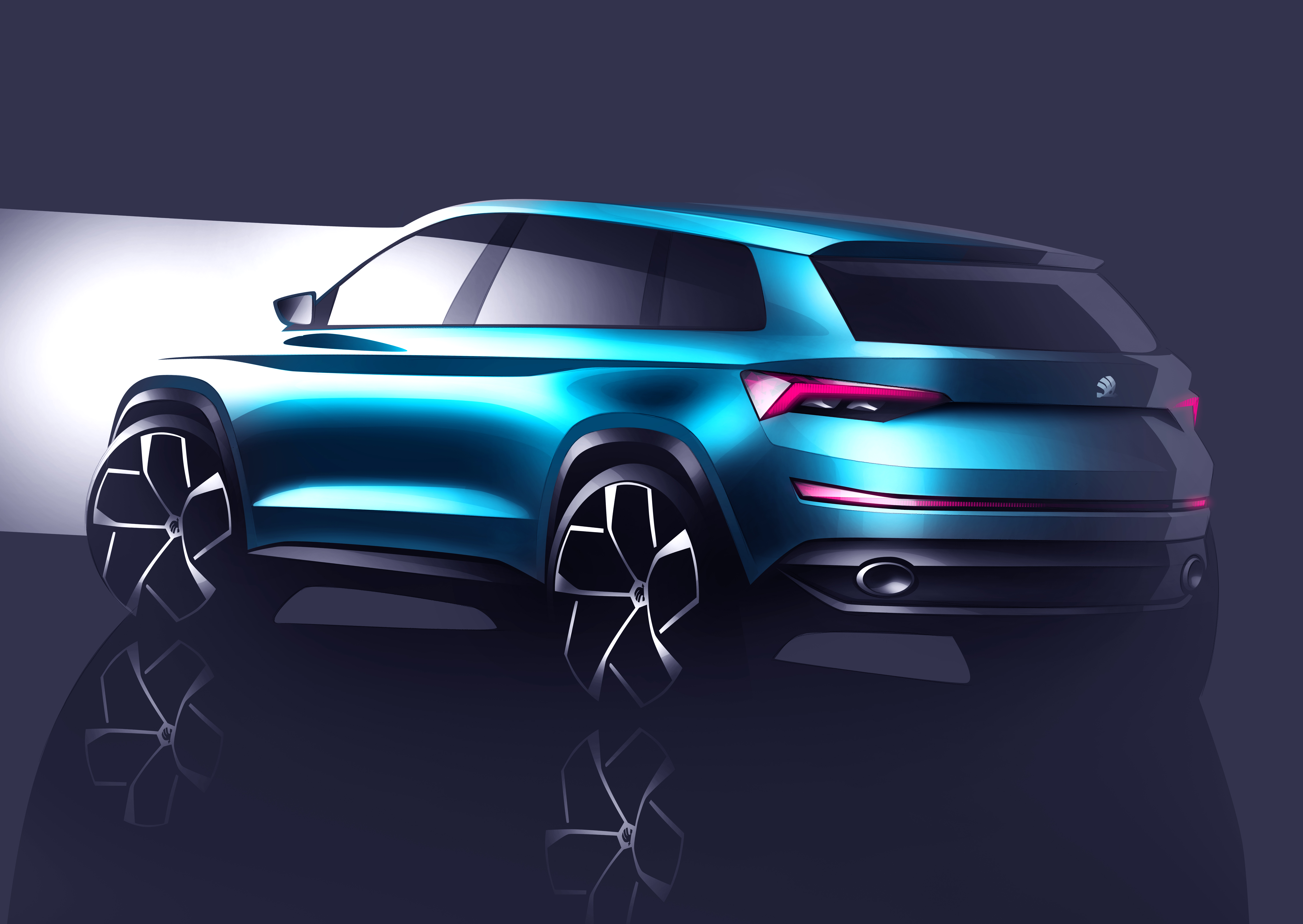 Skoda VisionS is voorbode van nieuwe SUV. Skoda komt de komende jaren met een opvolger van de Yeti, de Kodiak en een crossover.