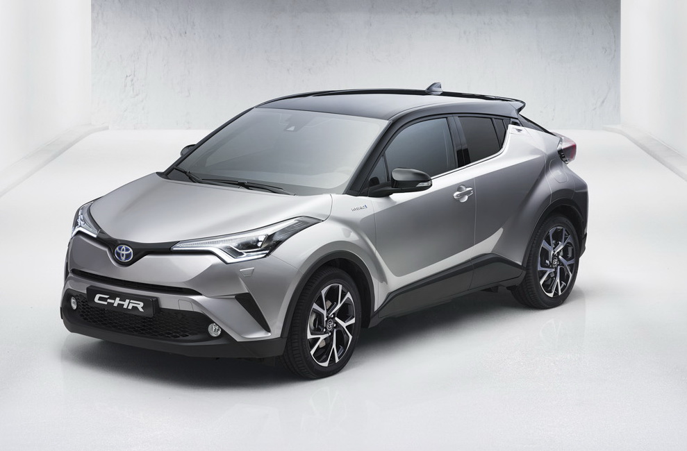 Nieuwe Toyota CH-R hybride crossover gelekt.