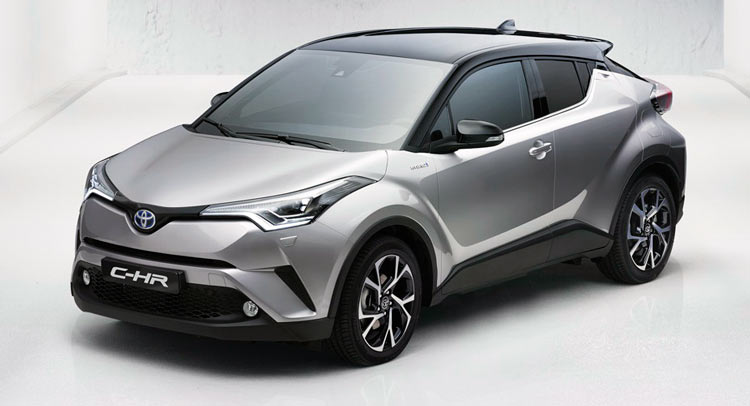 Nieuwe Toyota CH-R hybride crossover gelekt.